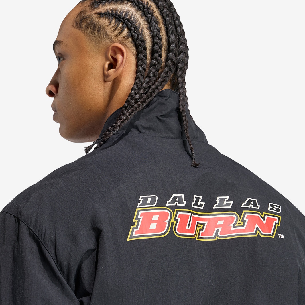 adidas FC Dallas 2025 Originals Anthem Jacket - Black/White - Mens