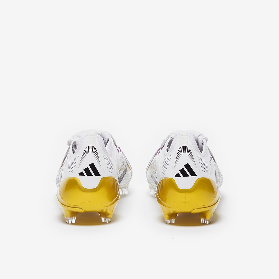 adidas Predator Eliteホワイト/ブラック/ゴールド adidas Predator Elite Tongue Firm Ground - White/Core Black