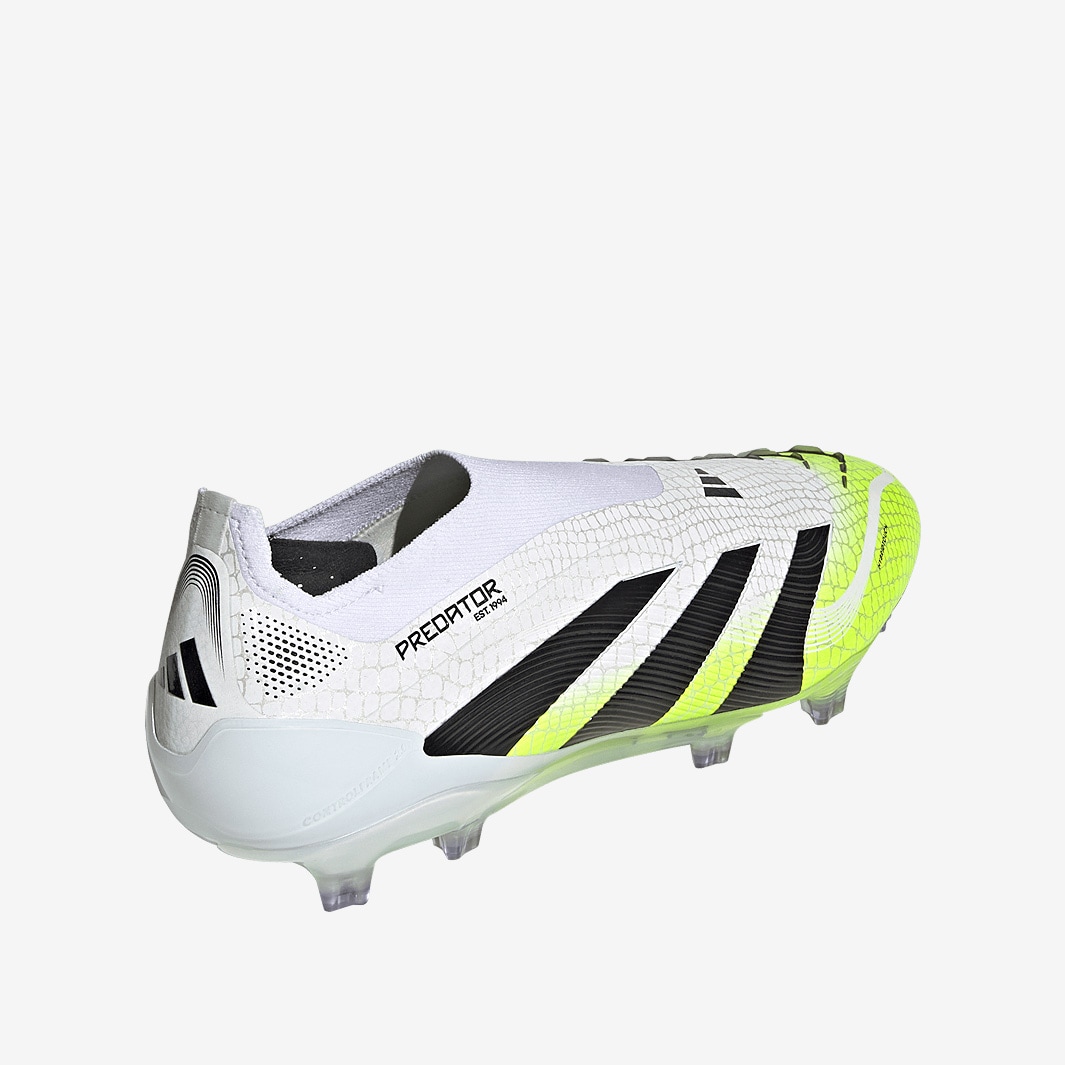 adidas Predator Elite Laceless Firm Ground - Ftwr White/Core Black