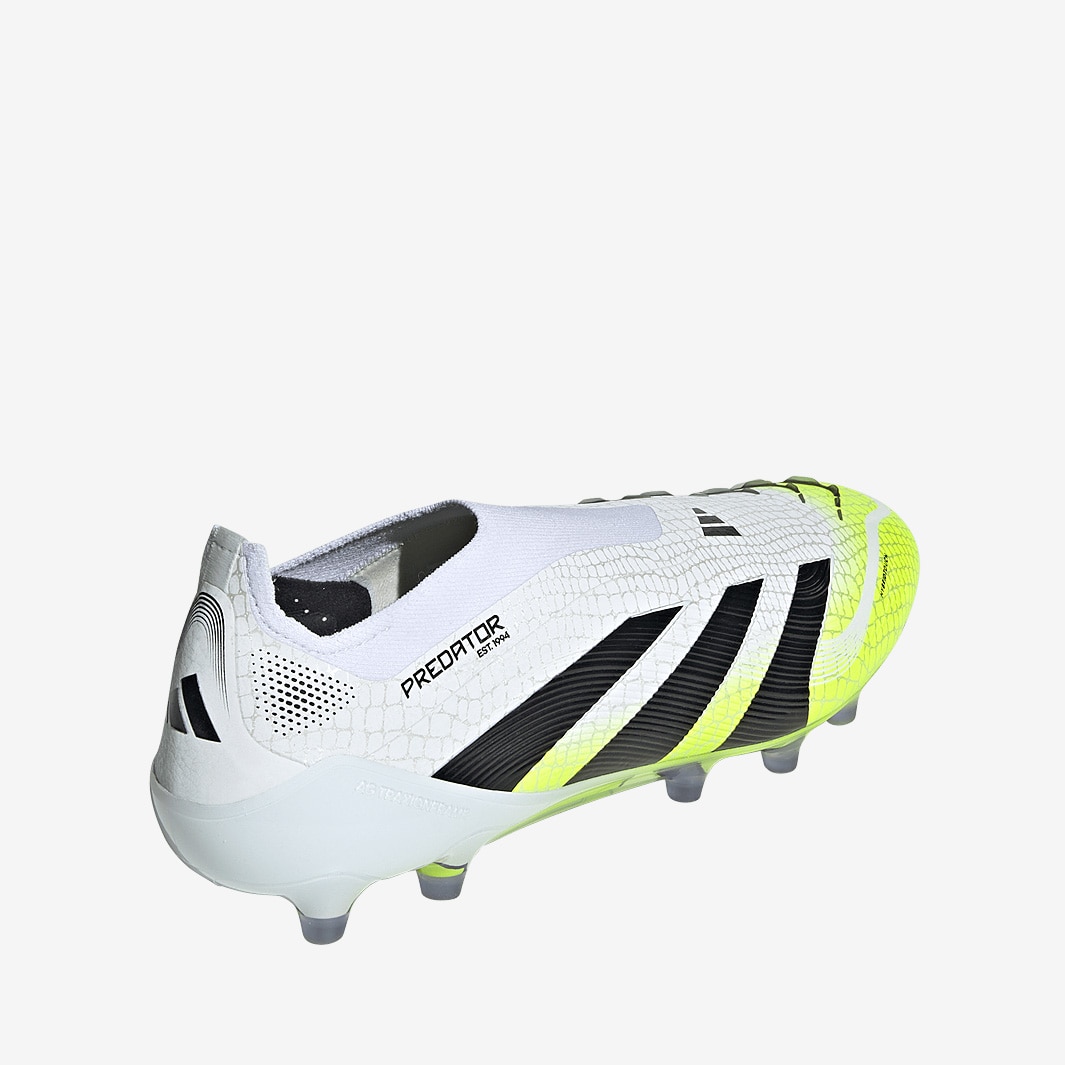 adidas Predator Elite Laceless Artificial Grass - Ftwr White/Core