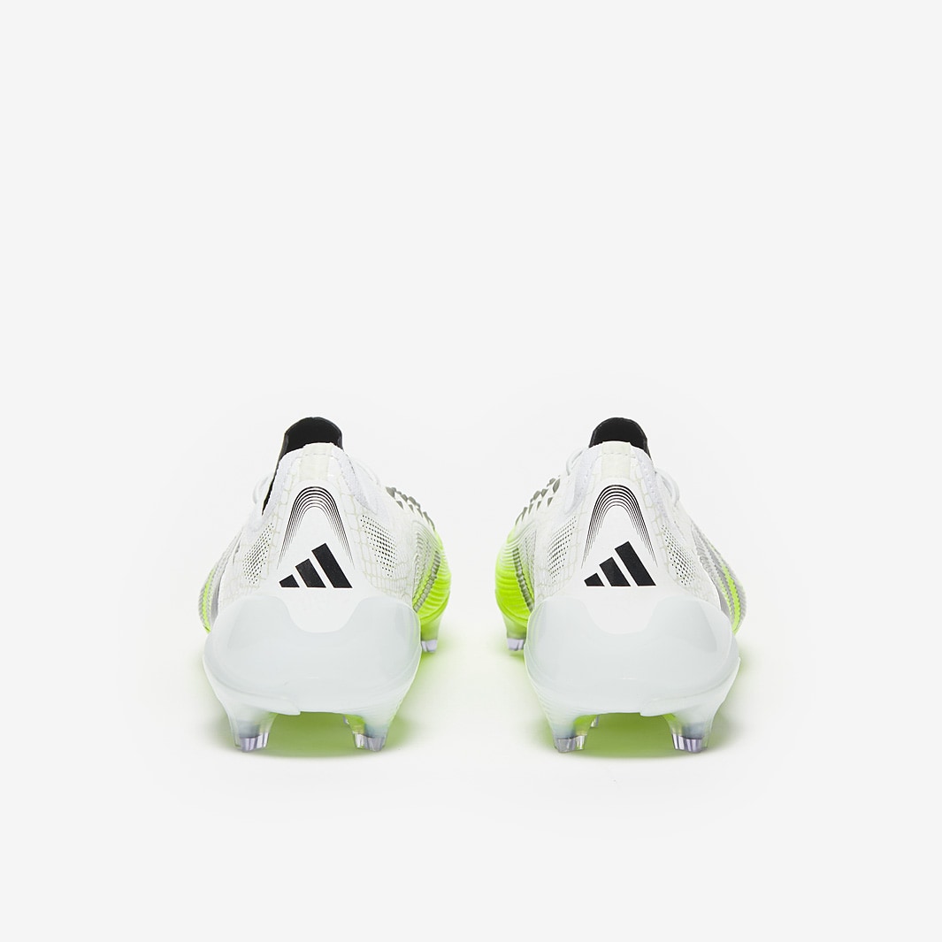 adidas Predator サッカーシューズ ホワイト/ブラック/ライム adidas Predator Elite Firm Ground - Ftwr White/Core Black
