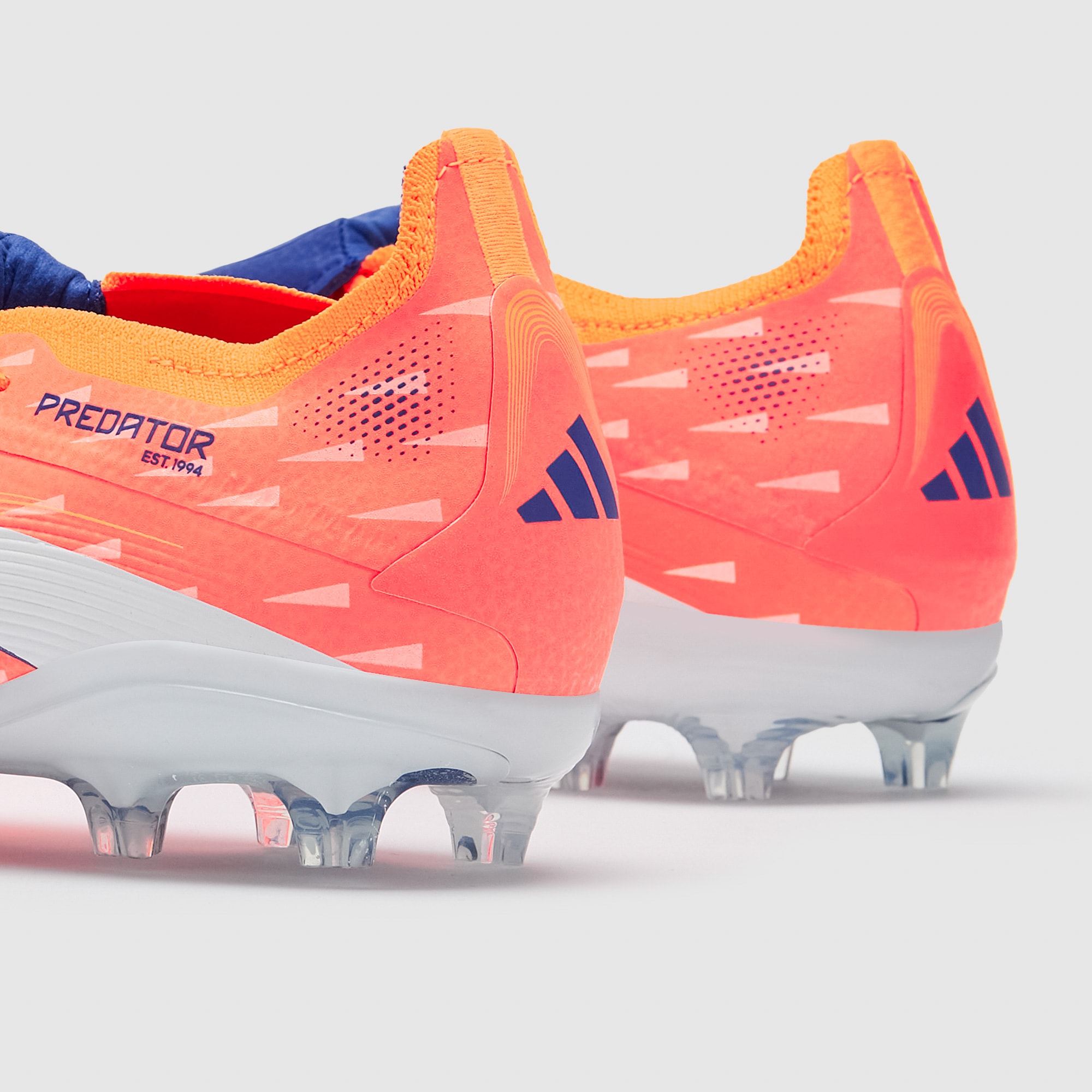 adidas Kids Predator Elite Tongue Firm Ground - Signal Coral/Ftwr