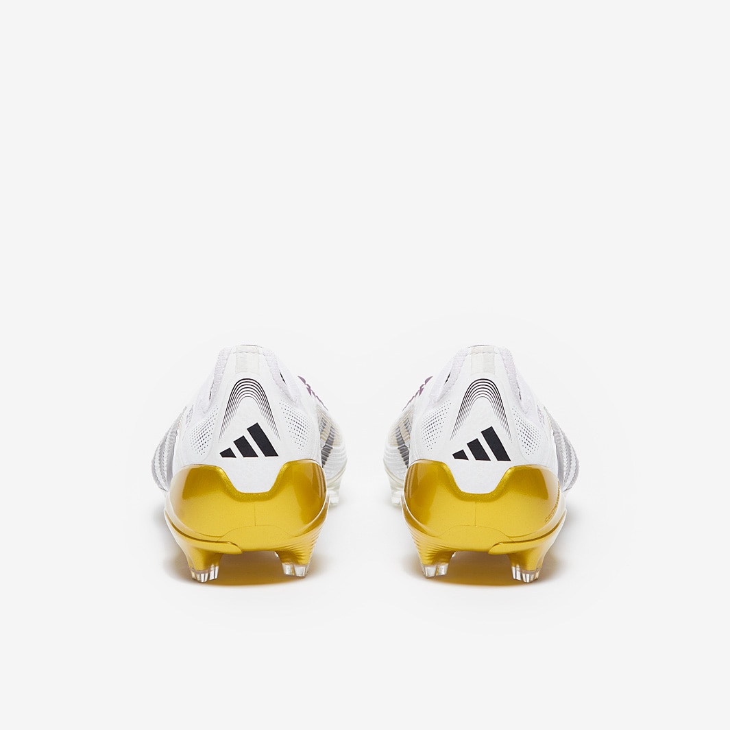 adidas Predator Elite Laceless Firm Ground - White/Core Black/Met