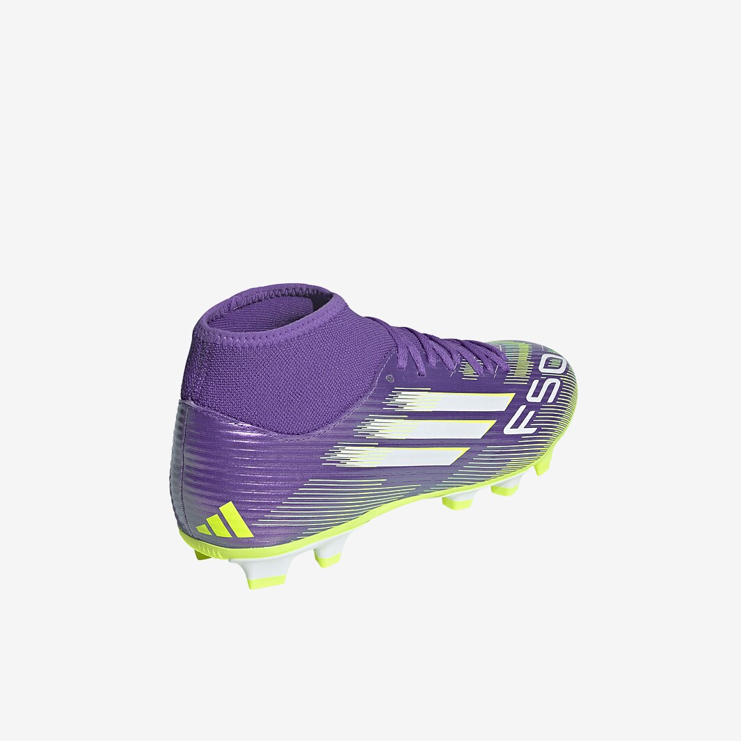 adidas F50 Club Mid Firm Ground/Artificial Grass - Purple Rush