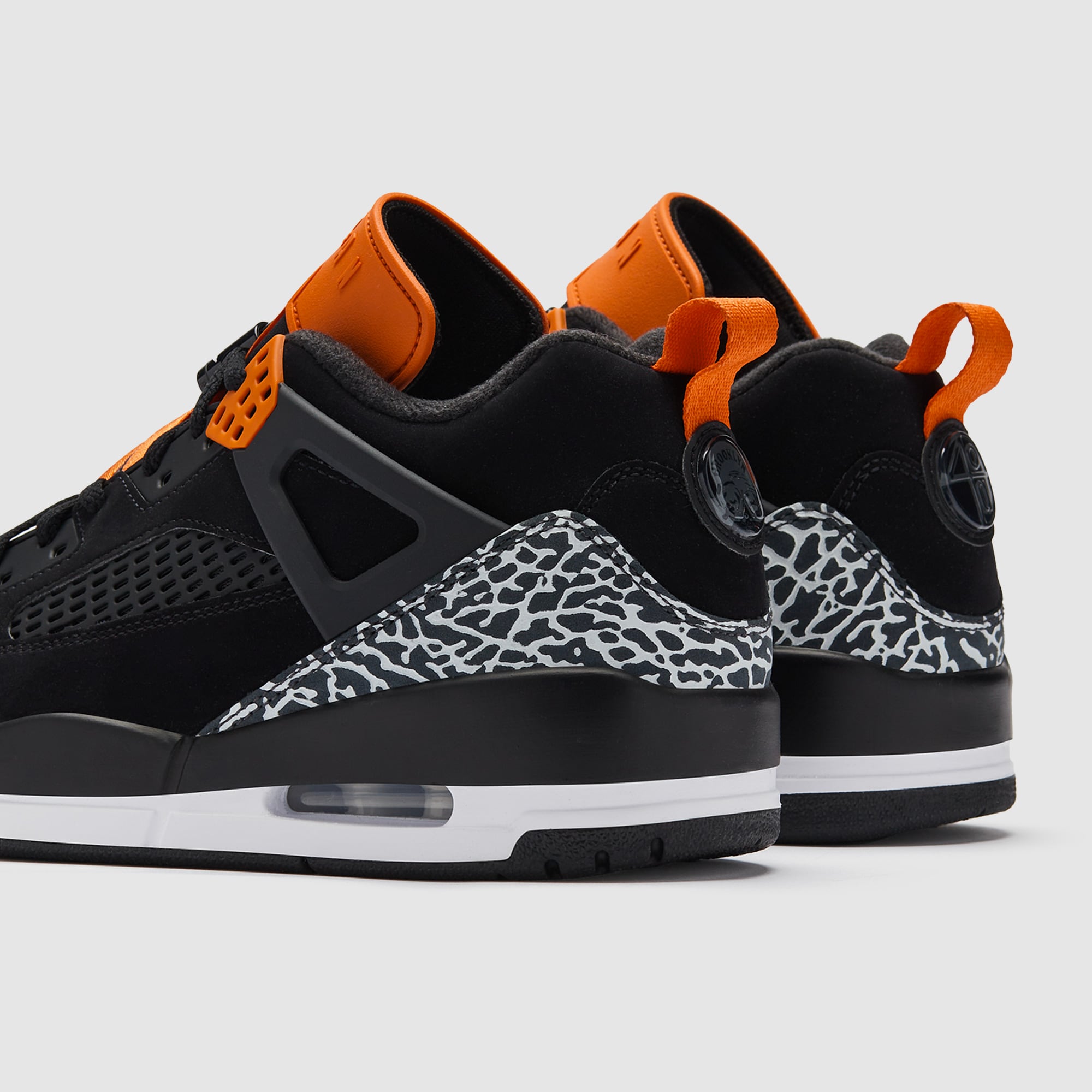 Jordan Spizike Low Black/starfish/White Trainers Mens Shoes