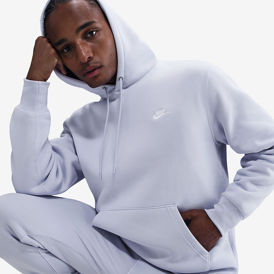nike hoodie white mens