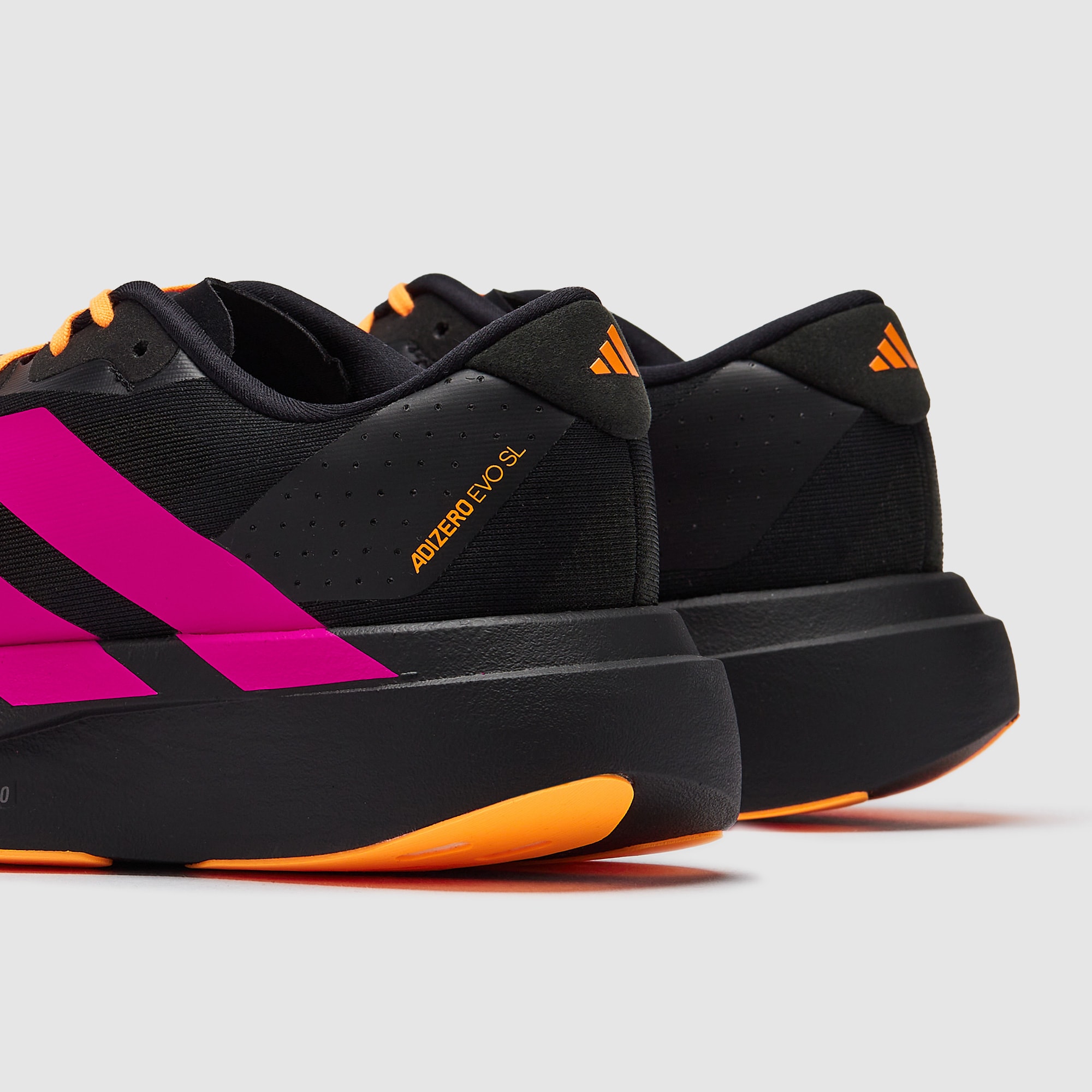 adidas adizero Evo SL - Core Black/Shock Pink/Flash Orange