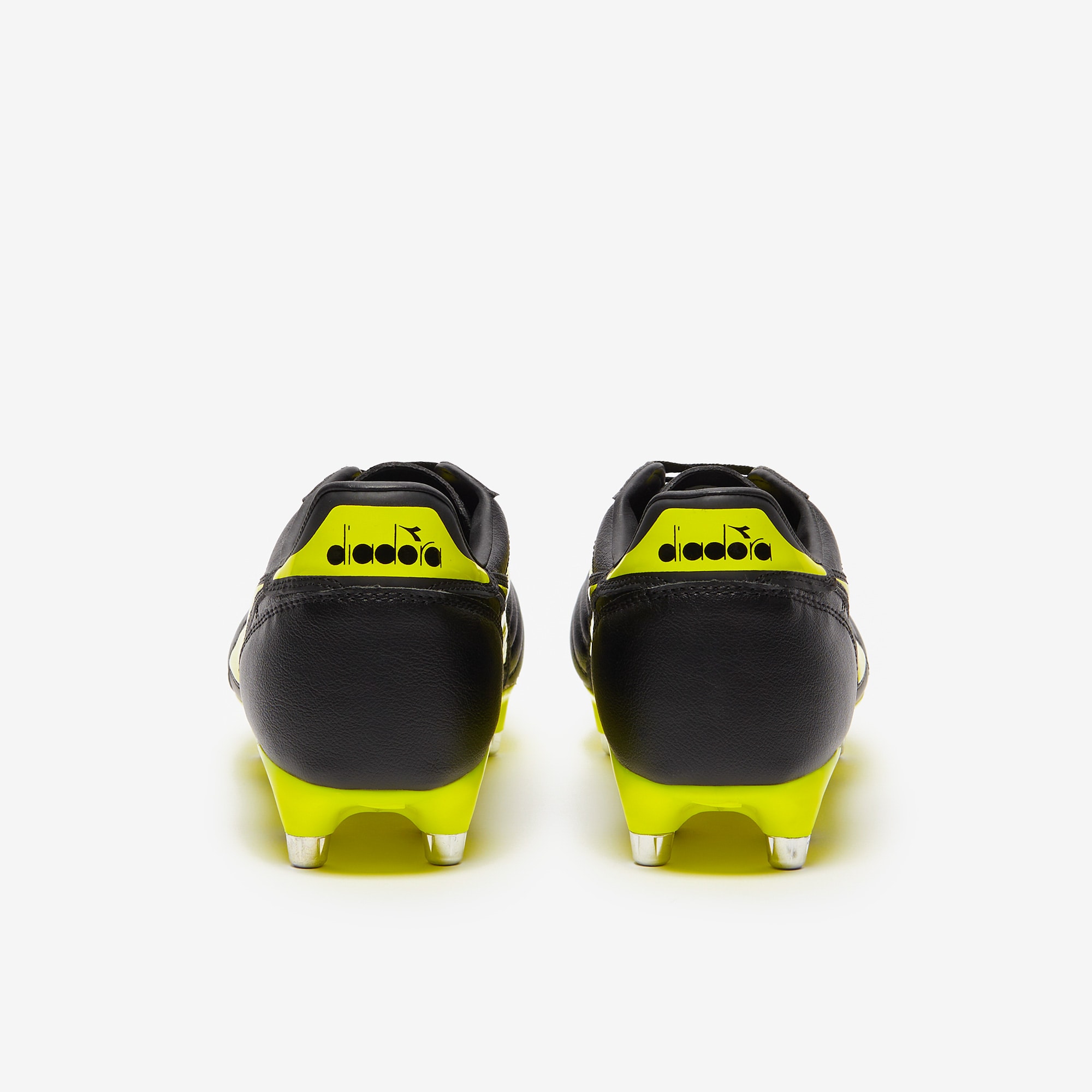 Diadora Brasil Academy SG - Black/Fluo Yellow - Adult Boots | Pro