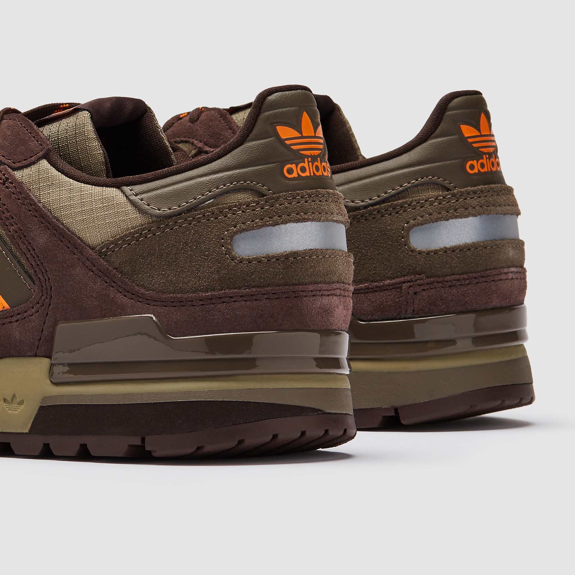ぽむ adidas Originals ZX 600 - Dark Brown/Orbit Green/Cargo Brown