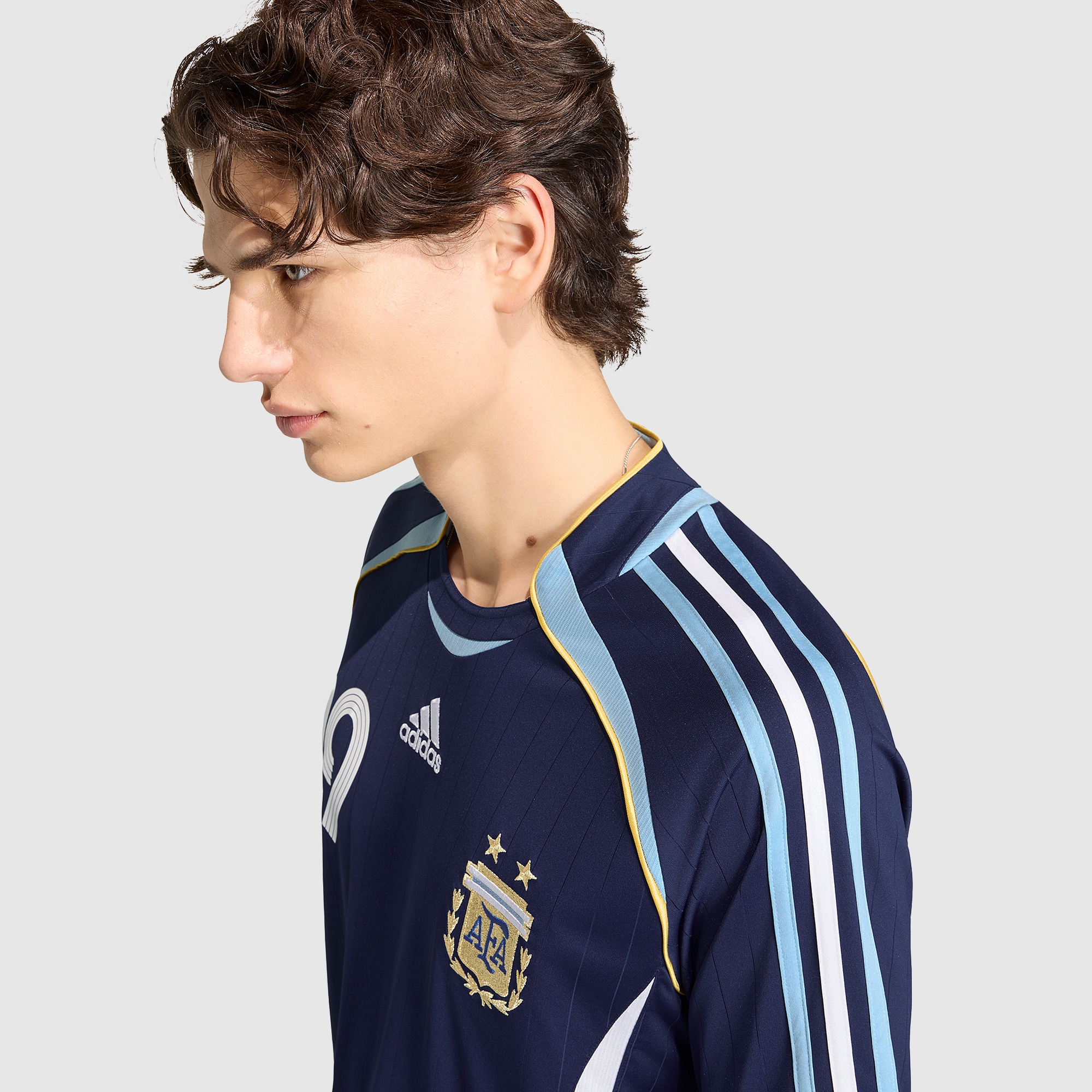 adidas Originals Argentina 2006 Away Shirt With Messi 19 - Dark
