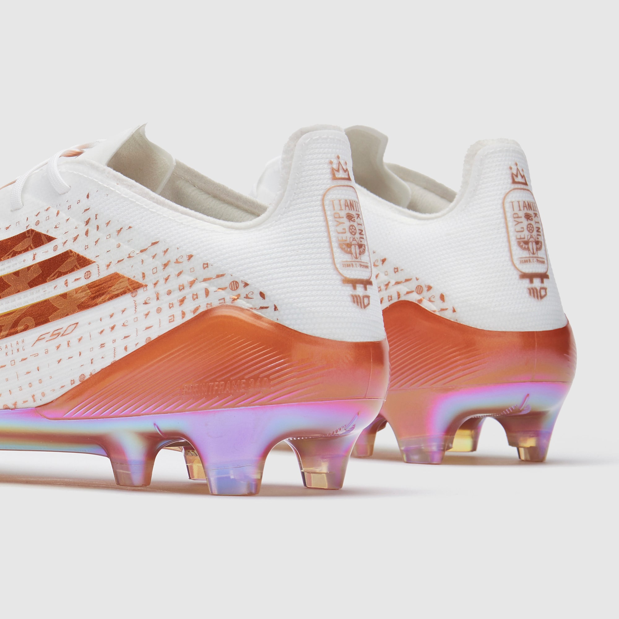 adidas F50 Elite x Salah Firm Ground - Ftwr White/Golden Beige