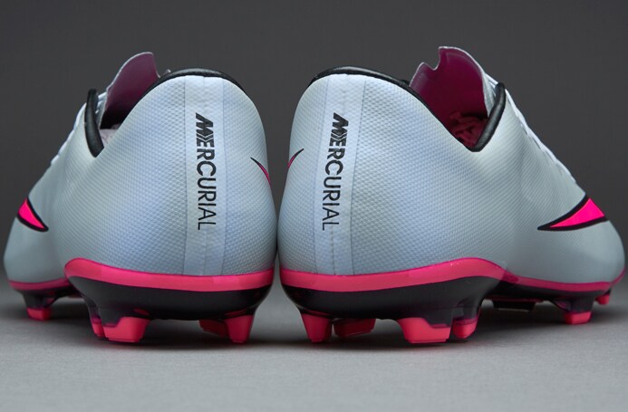 Nike Mercurial Vapor X FG Enfant Gris Loup/Hyper Rose-Noir-Noir