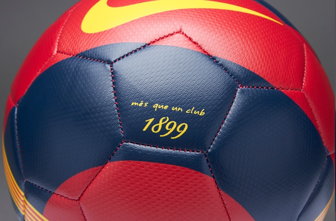 Nike FC Barcelona Prestige Football Balls Storm Red Loyal Blue Unigld