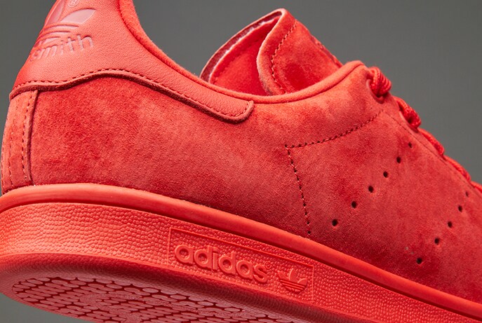 Stan smith red outlet suede