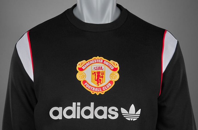【正規品質保証】 Top Crew United Manchester Originals adidas - Clothing Mens トップス