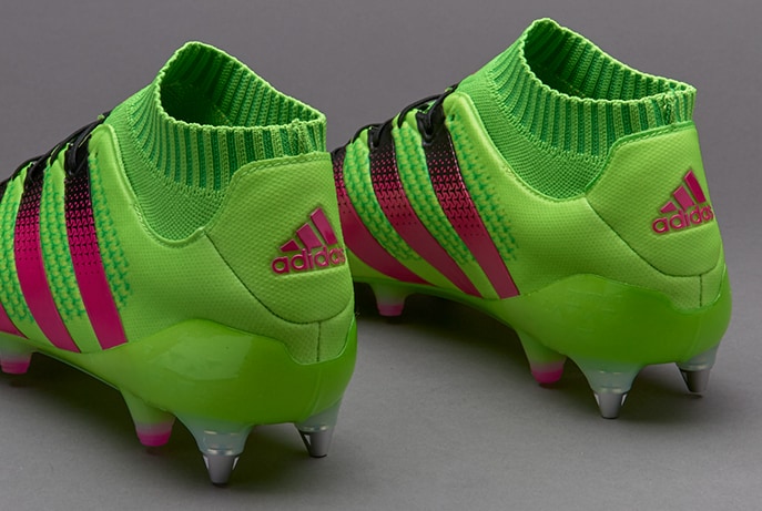 Crampon adidas vert et rose hotsell