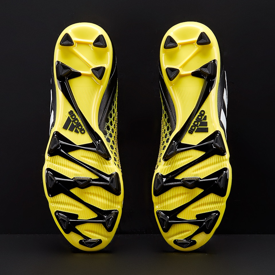 adidas Predator Incurza FG Noir/Blanc/Jaune terrain sec