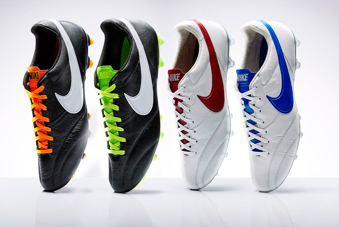 The Nike Premier Firm Ground Mens Boots Black White Total Orange Pro Direct Soccer