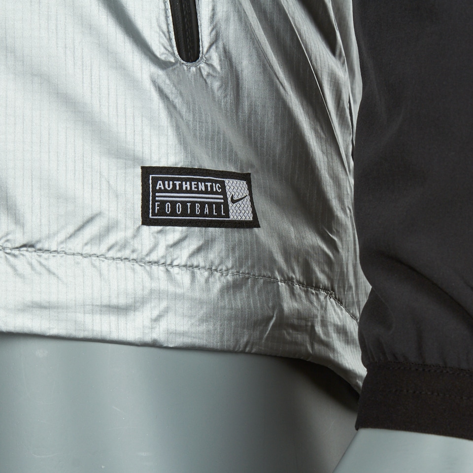 Nike Strike Woven Jacket II EL Mens Clothing Metallic Silver