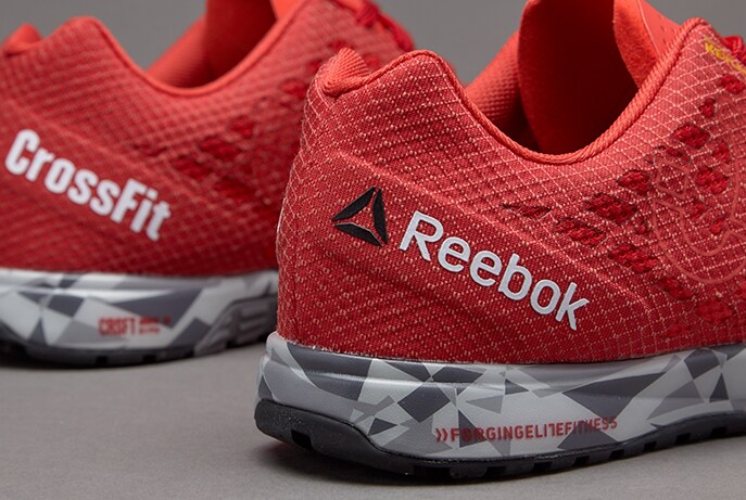 Red reebok crossfit clearance shoes