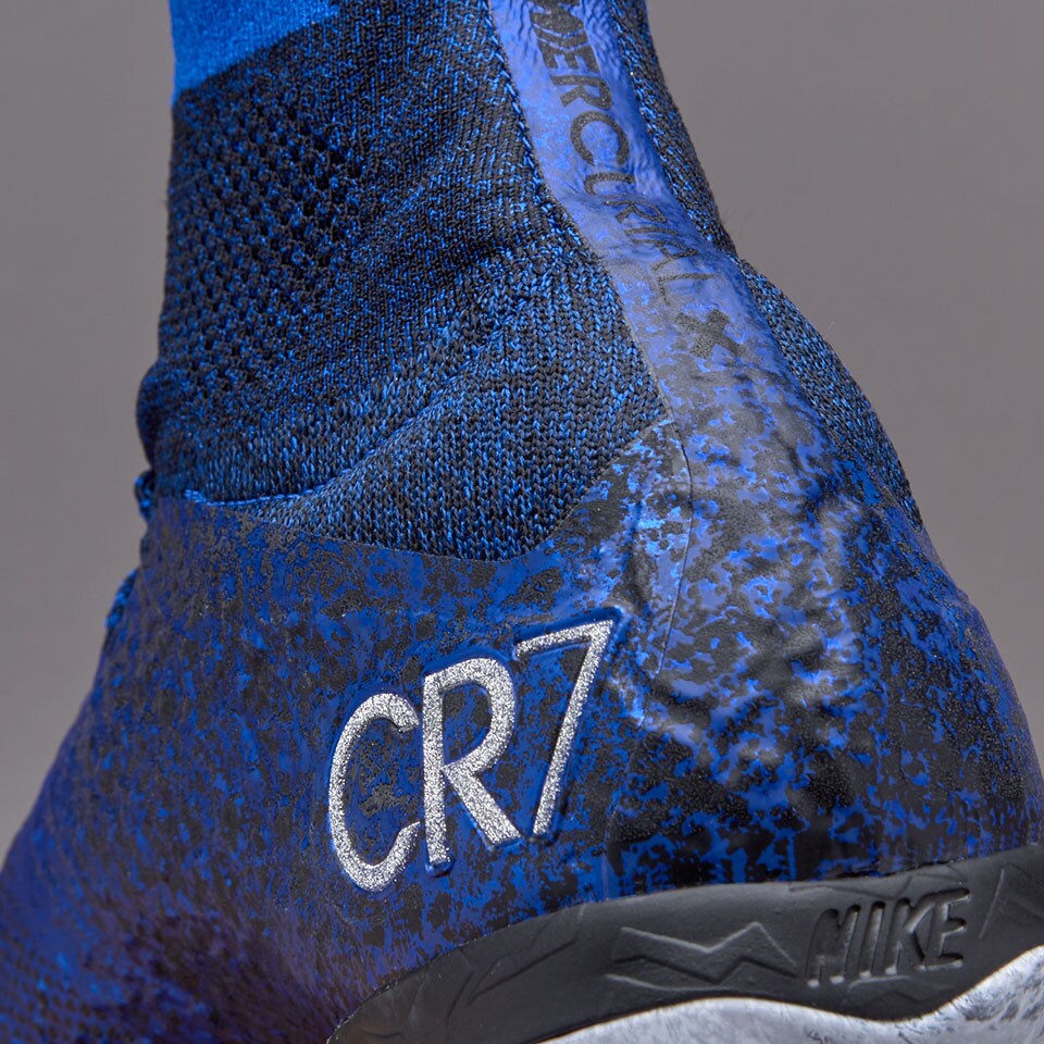 Nike MercurialX Proximo IC -Zapatillas de fútbol- Cristiano Ronaldo-CR7-Azul/Plateado/Azul Racer | Pro:Direct Soccer