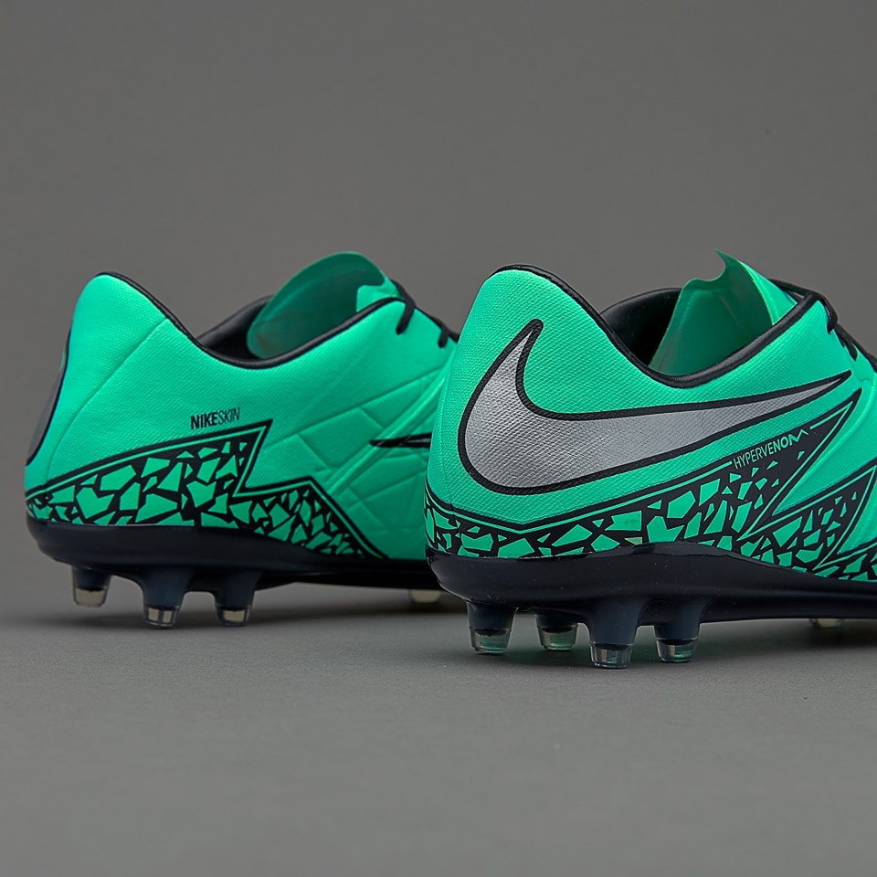 Nike Hypervenom Phinish FG - Mens Boots - Firm Ground - Green Glow