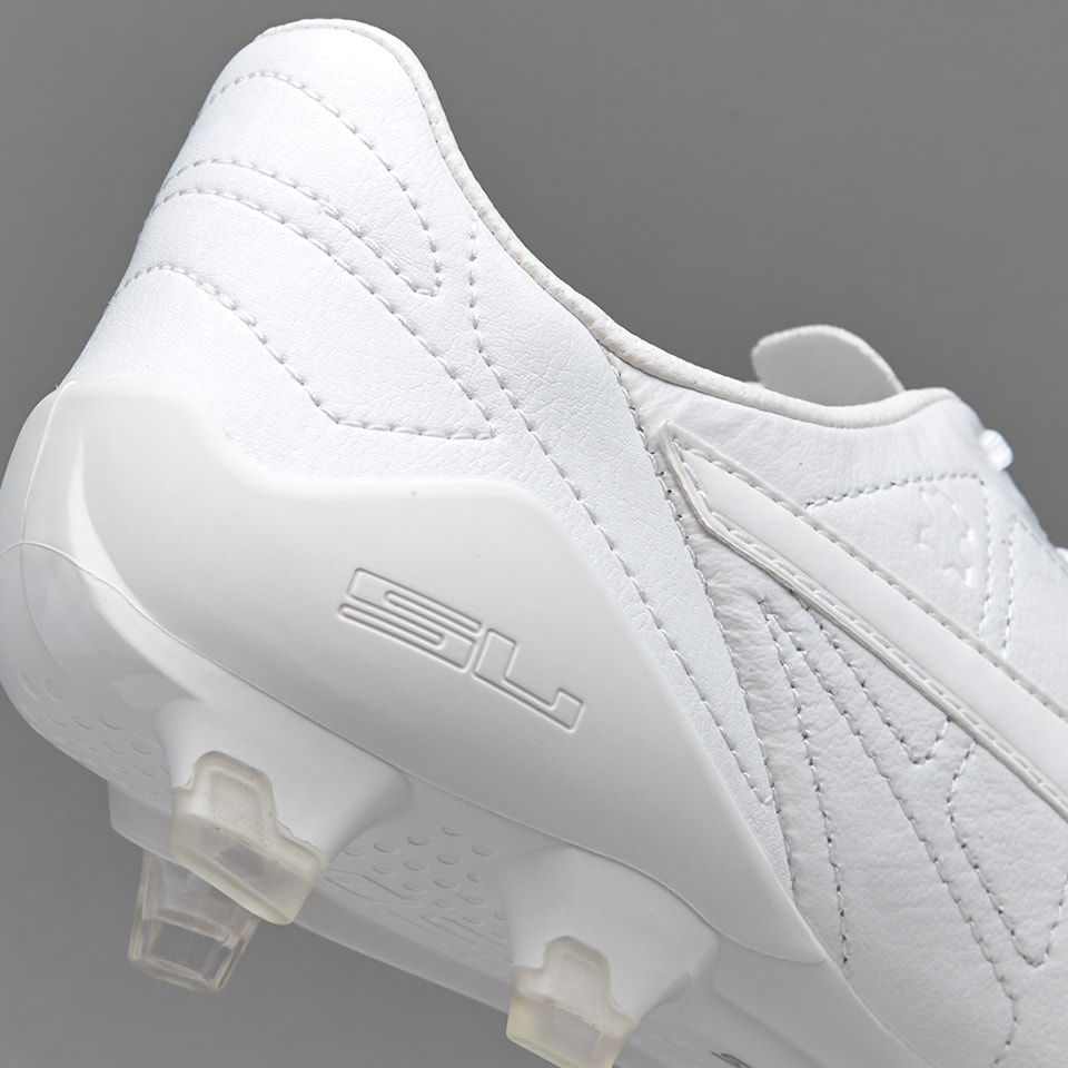 Puma evoSPEED SL II K FG - White/White/White - Mens Soccer