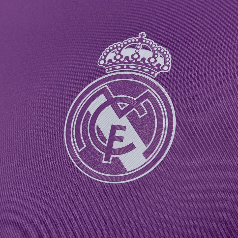 adidas Real Madrid 16/17 Away Shirt Ray Purple/Crystal White