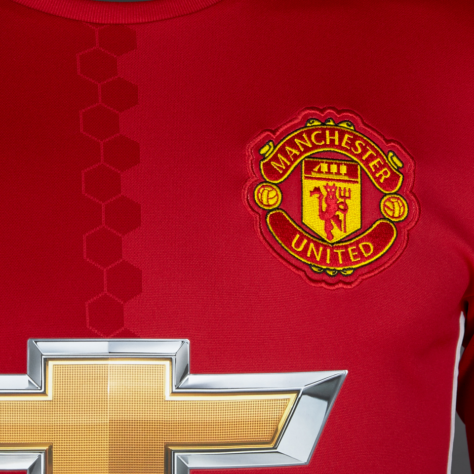 Maillot Manchester United Adidas 2016/2017 Dom. Rouge Taille XL