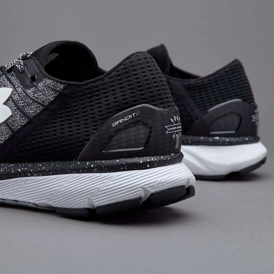 Under Armour Charged Bandit 2 - Black/Black/White - Mens  display picture 2