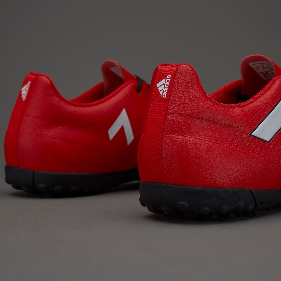 adidas ACE 17.4 TF - Mens Soccer Cleats - Turf Trainer - Red/White