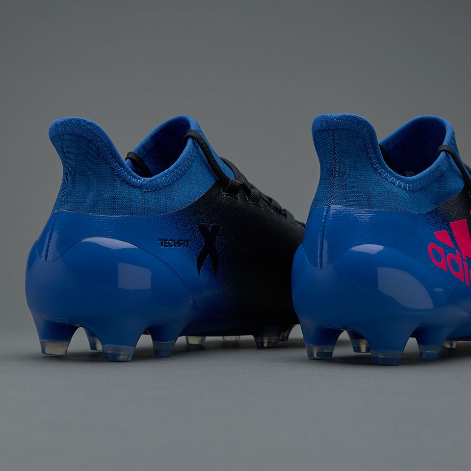 adidas X 16.1 Piel FG -Botas de firmes- Negro/Rosa Shock/Azul | Pro:Direct Soccer