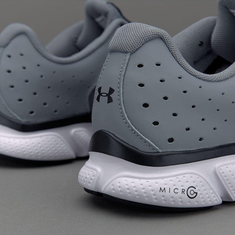 Under Armour Micro G Assert Steel/White/Black Mens Shoes