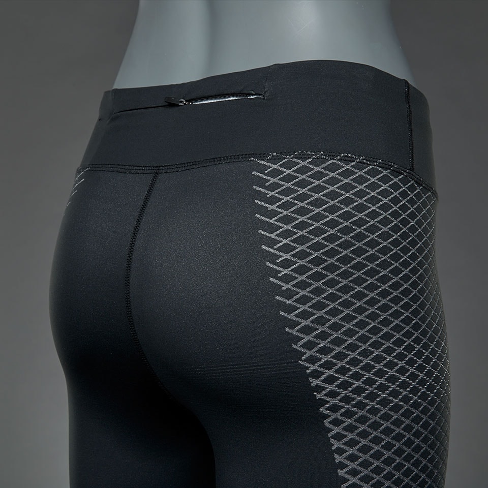 Nike Womens Zonal Strength Tights Black/Tumbled Grey Womens