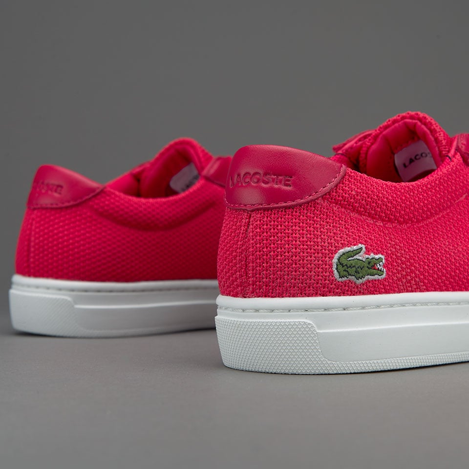Girls Shoes Kids Lacoste L.12.12 Dark Pink 733CAC10131S9