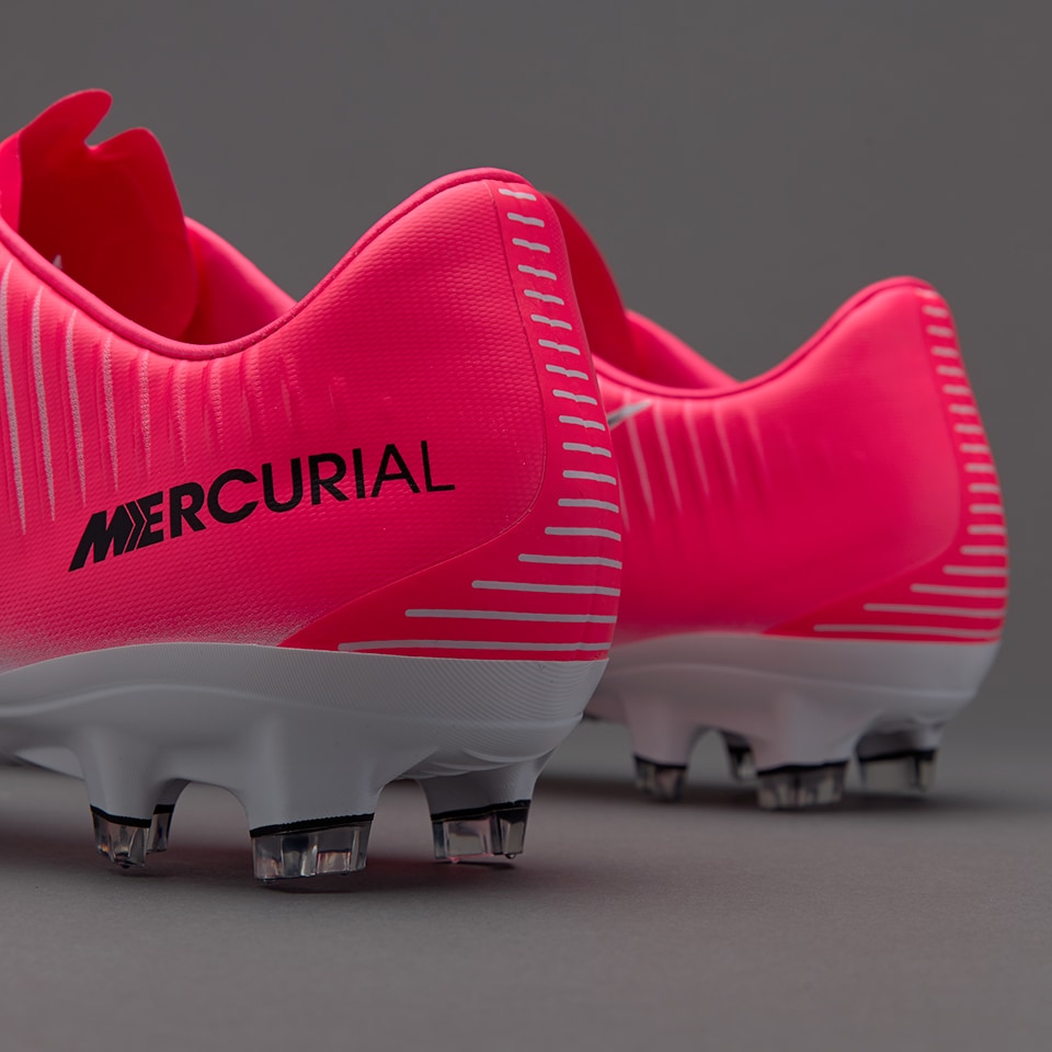 Botas de fútbol-Nike Mercurial Vapor XI FG Rosa Race/Negro/Blanco | Pro:Direct Soccer