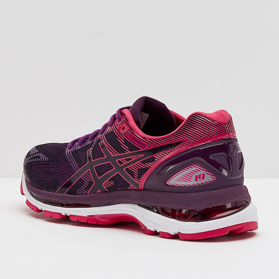 Asics gel nimbus 19 deals black cosmo pink