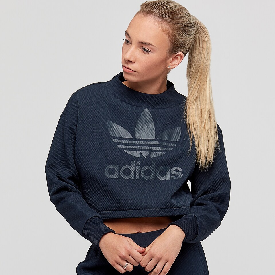 Womens Clothing - adidas Originals Womens Sweatshirt - Legend Ink ...