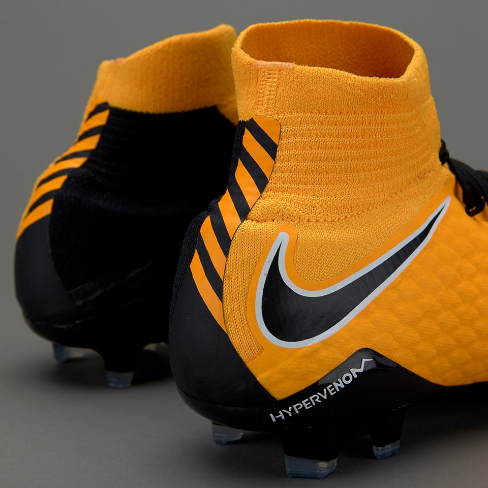 Botas de futbol-Nike Hypervenom Phatal III DF - Naranja/Blanco/Volt | Pro:Direct Soccer