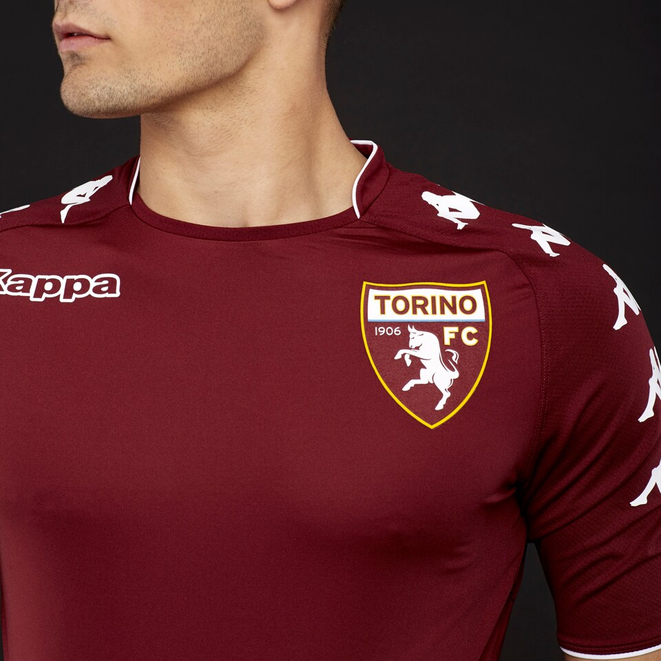 Equipaciones de equipos de fútbol Camiseta Kappa Torino FC 17/18 Primera equipación Rojo 303V5X0-900 | Pro:Direct