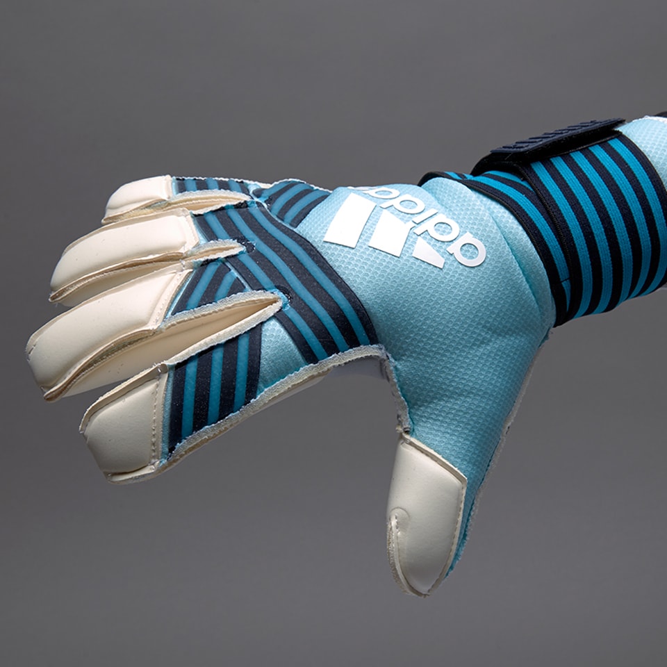 Guantes de portero - Roll Finger adidas Transition Finger Tip Promo - Aqua/Azul/Legend Ink - BP7934 Pro:Direct Soccer