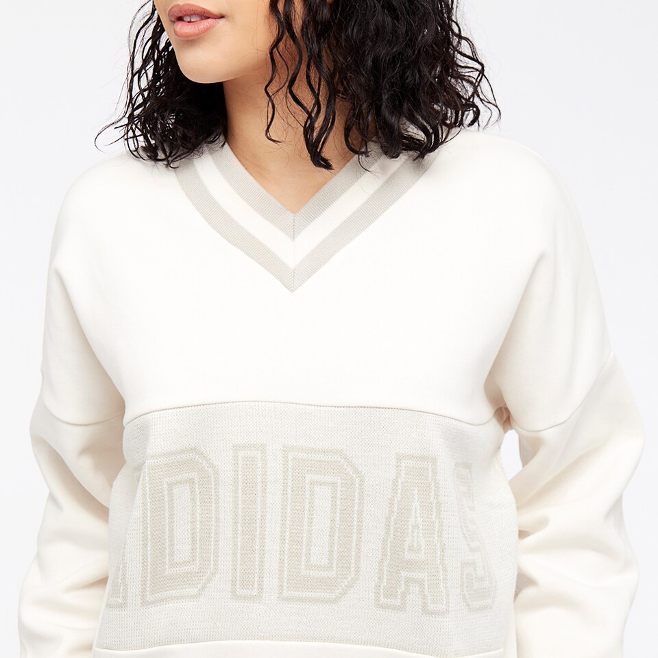 Adidas originals adibreak shop v neck sweatshirt