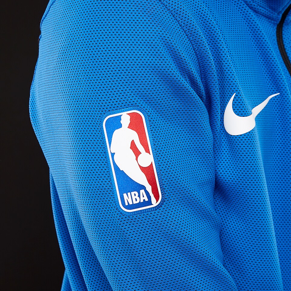 NIKE NBA OKLAHOMA CITY THUNDERM THERMAFLEX HOODIE SIGNAL BLUE for
