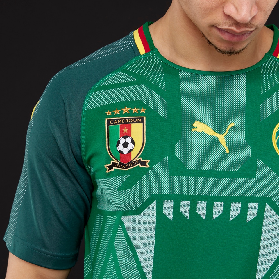 Puma FCF Cameroon Jerseys SS - Mens Clothing - Jerseys - 75234201