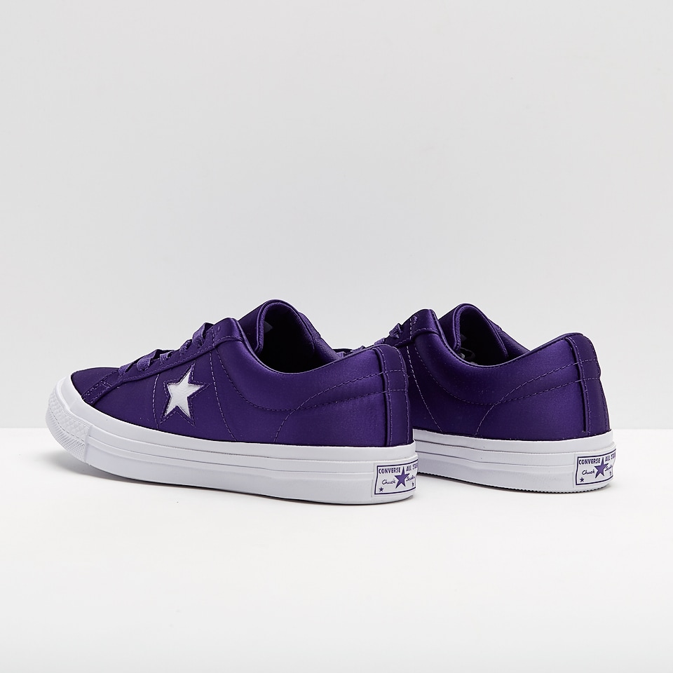 Giet Landgoed Streven Womens Shoes - Converse One Star Satin - CHECK COLOURWAY, DON'T TICK LIVE -  161196C | Pro:Direct Soccer
