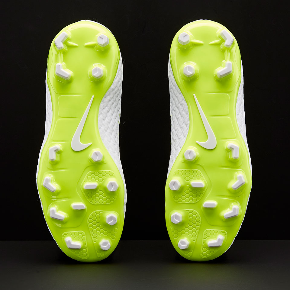 Nike Kids Hypervenom Phantom III Academy FG - White/Metallic