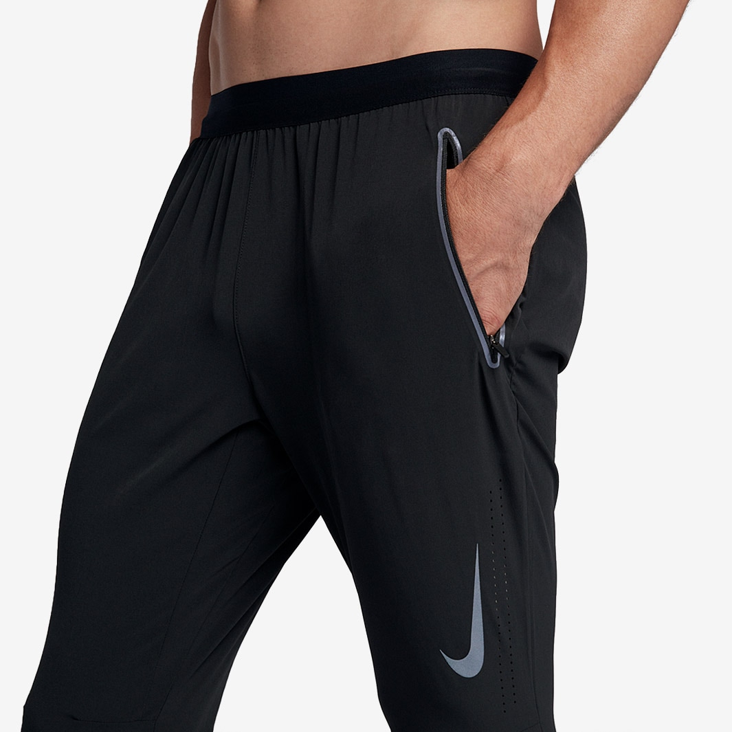 Nike Swift Run Pant - Black/Reflect Black - Mens Clothing - 928583-010