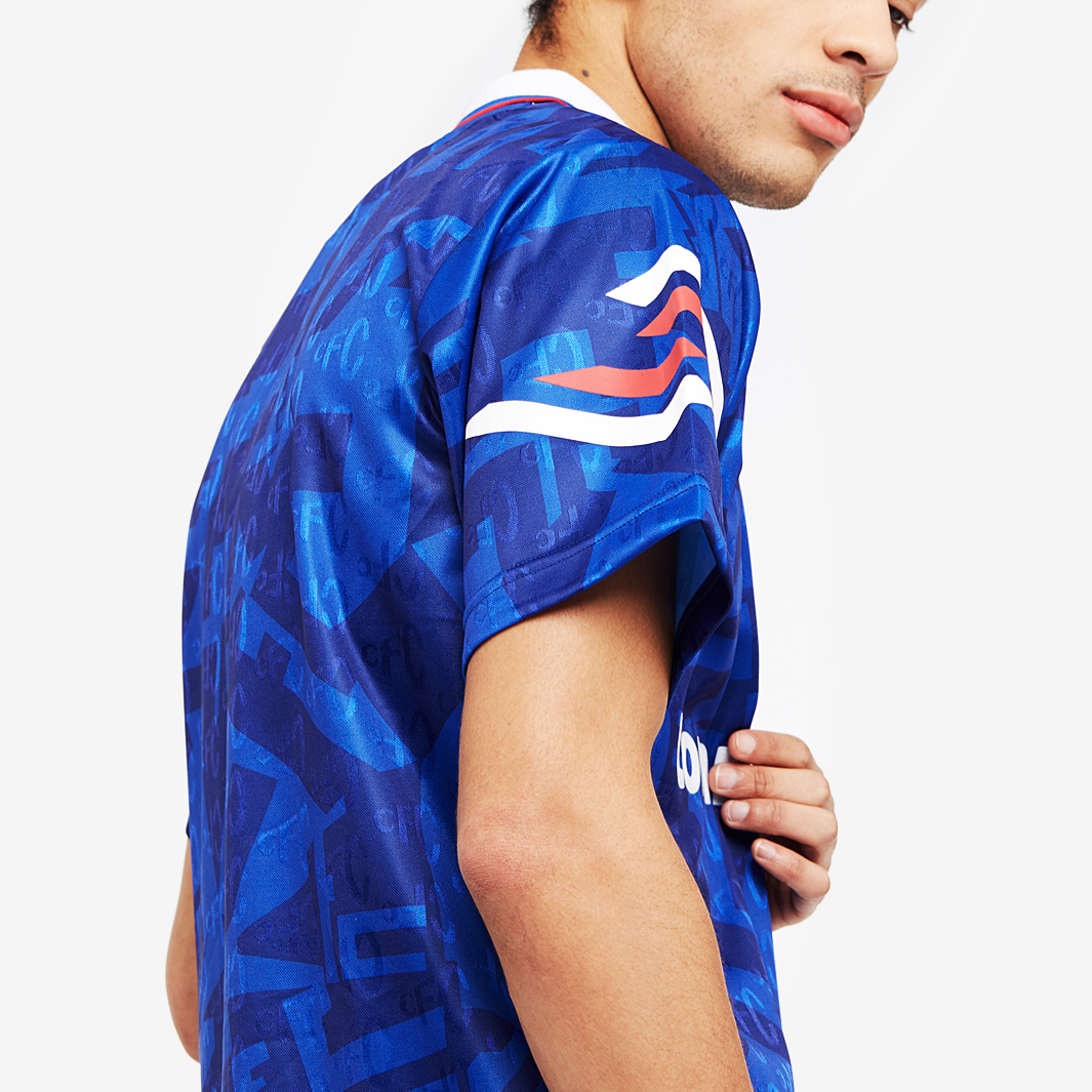 Maillot Chelsea FC Domicile Rétro Score Draw Taille L - Occasion, Taches Et Décolorations Mineures