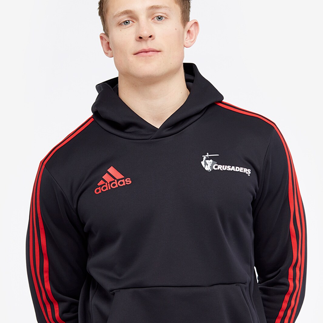Mens Replica adidas Crusaders 2019 Hoodie Black/Scarlet