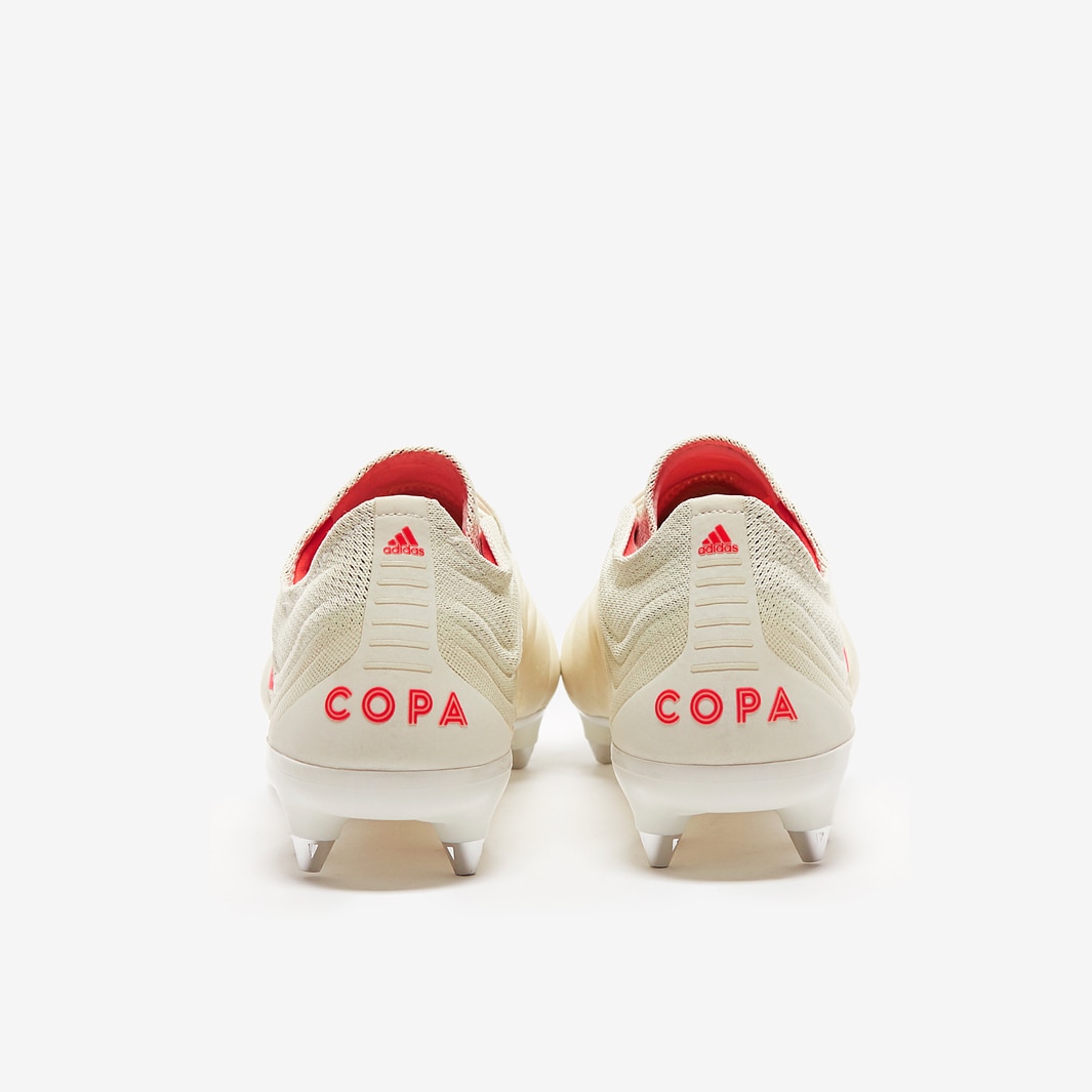 adidas Copa 19.1 SG - Off White/Solar Red/Core Black - Soft